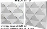 wodny panel gipsowy 3d nr 8calosc