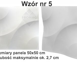 wodny panel gipsowy 3d nr 5calosc