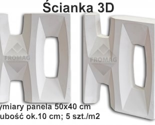 wodny panel gipsowy 3d ścianka calosc