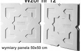 wodny panel gipsowy 3d nr 12